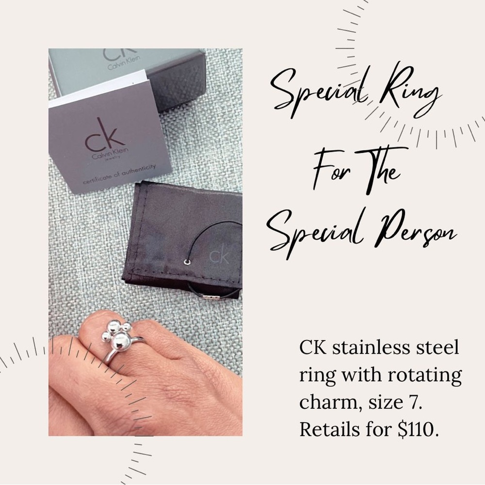 Brand New Calvin Klein Ring